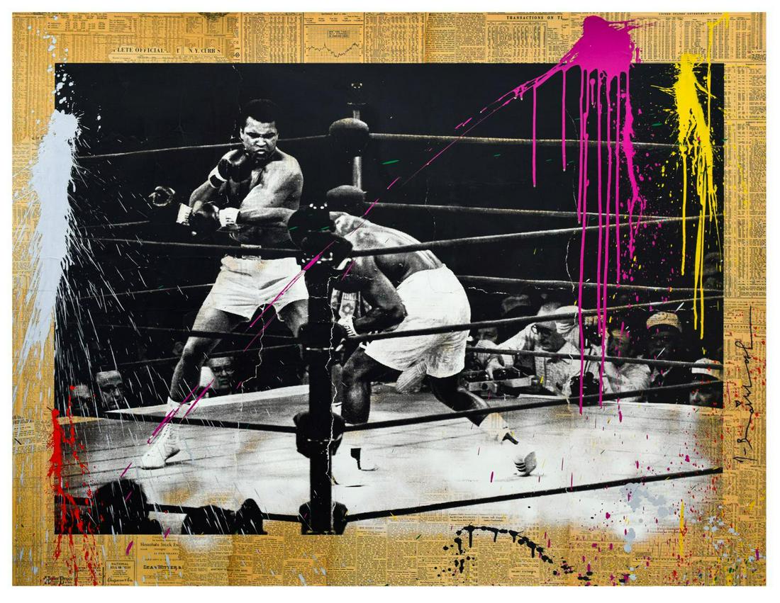 Mr. Brainwash- Original Mixed Media on Paper "Majestic (1 of 8)