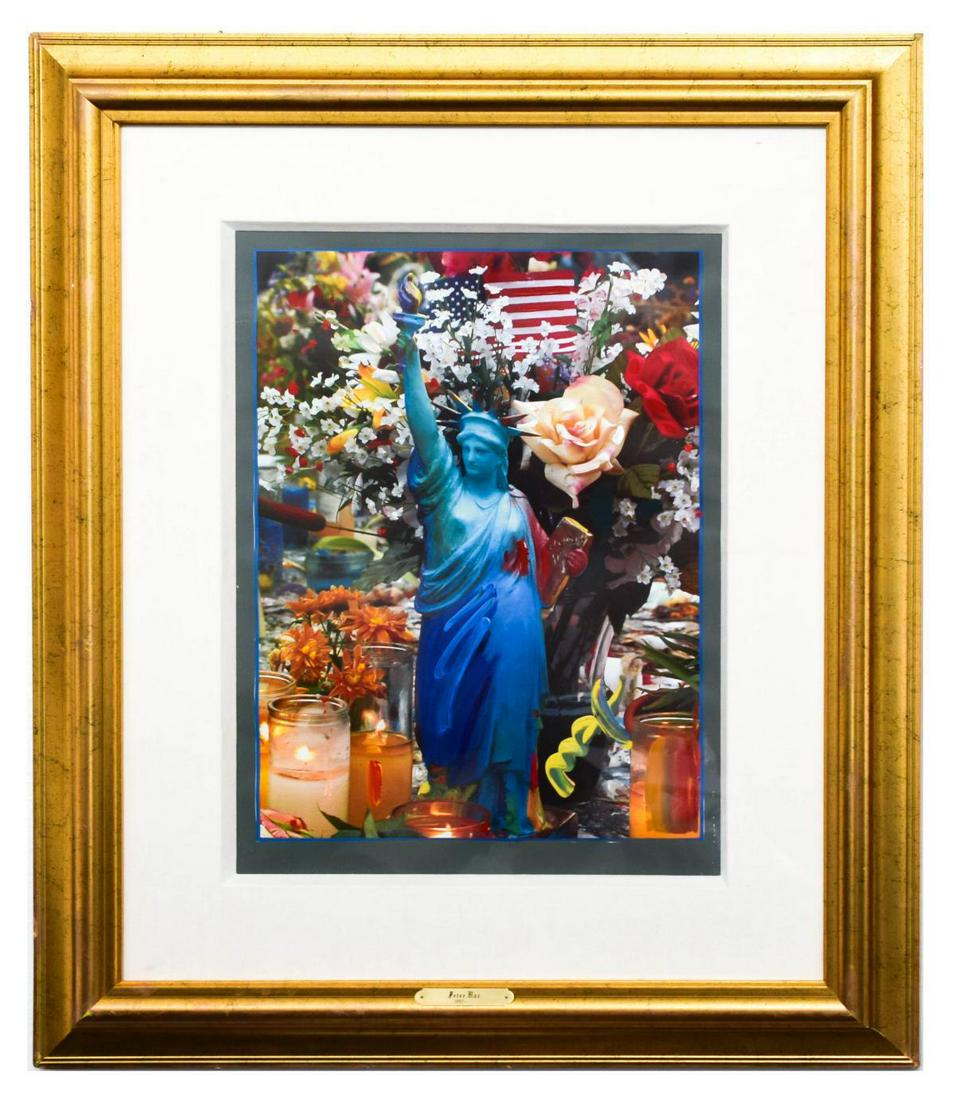Peter Max- Original Mixed Media "Land of the Free Home (1 of 4)