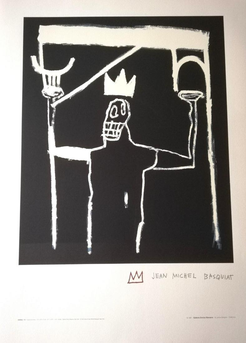 Jean-Michel Basquiat  Original  lithograph PAPER (1 of 1)