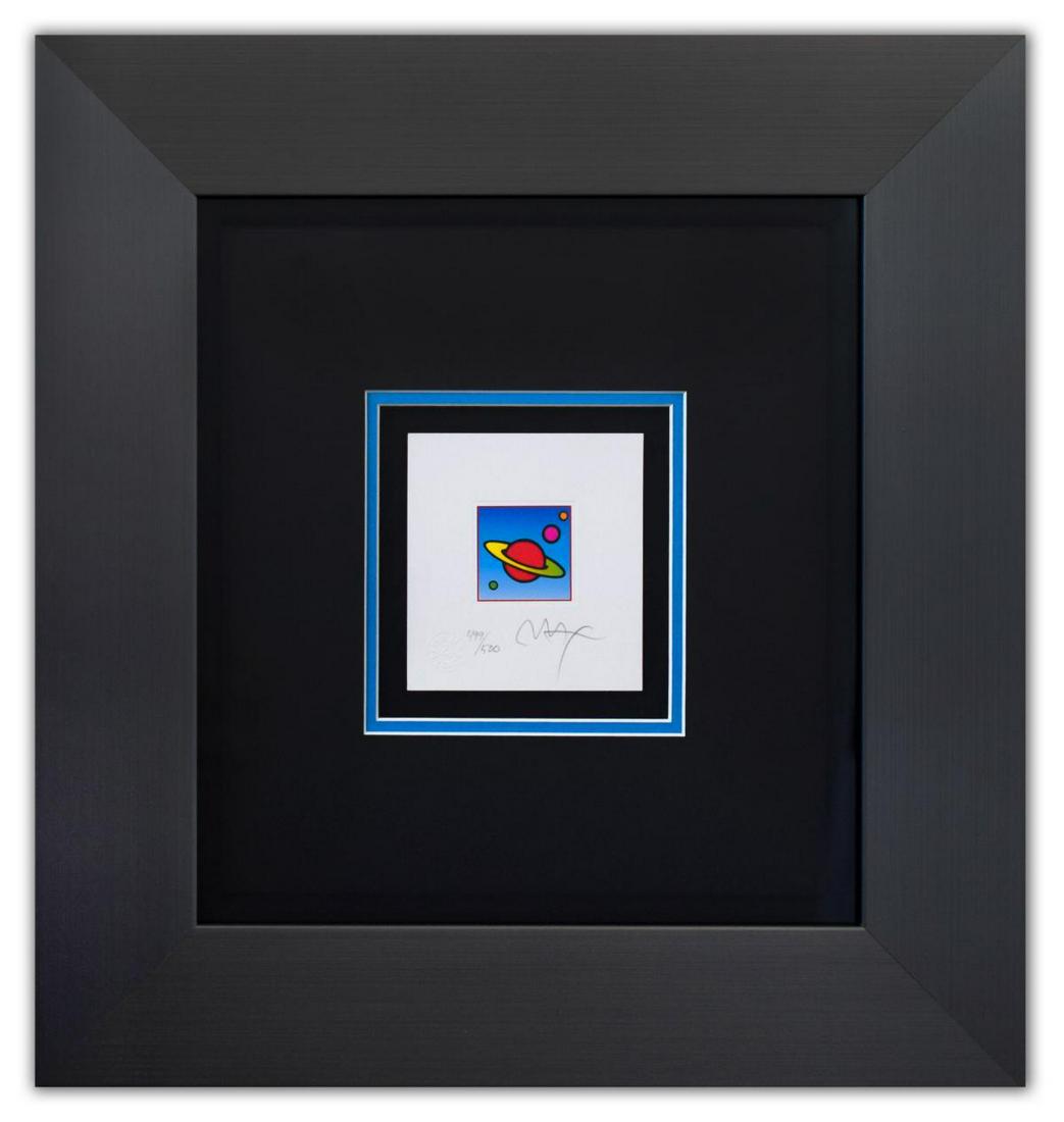 Peter Max- Original Lithograph "Cosmic Saturn II (1 of 2)