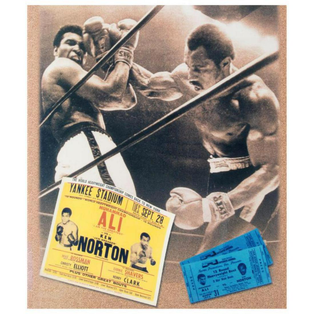 Must-Have Signed Sports Photo Collage. "Ken Norton and (1 of 2)