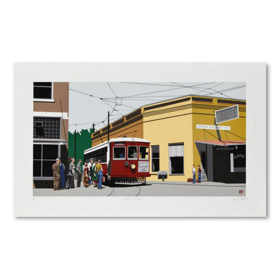 Armond Fields (1930-2008), "Fieldsville Trolley" (1 of 2)