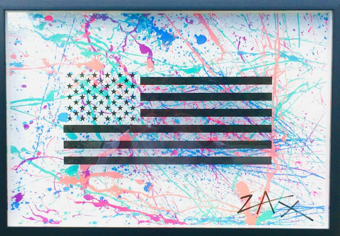 E.M. ZAX  Original one of kind 3d Wall sculpture (1 of 2)