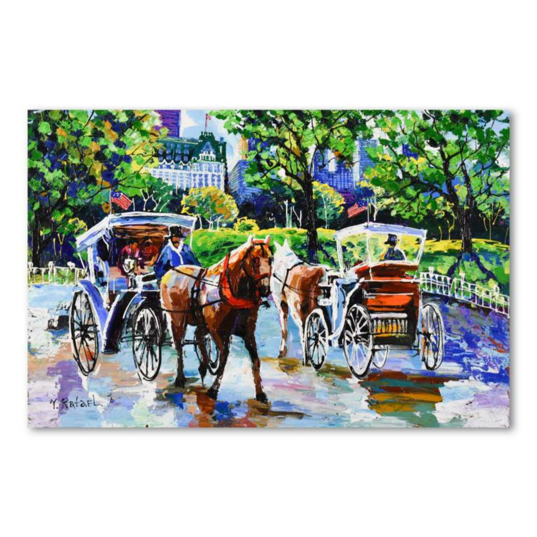 Yana Rafael, "Carriage Ride" Hand Signed Original (1 of 2)