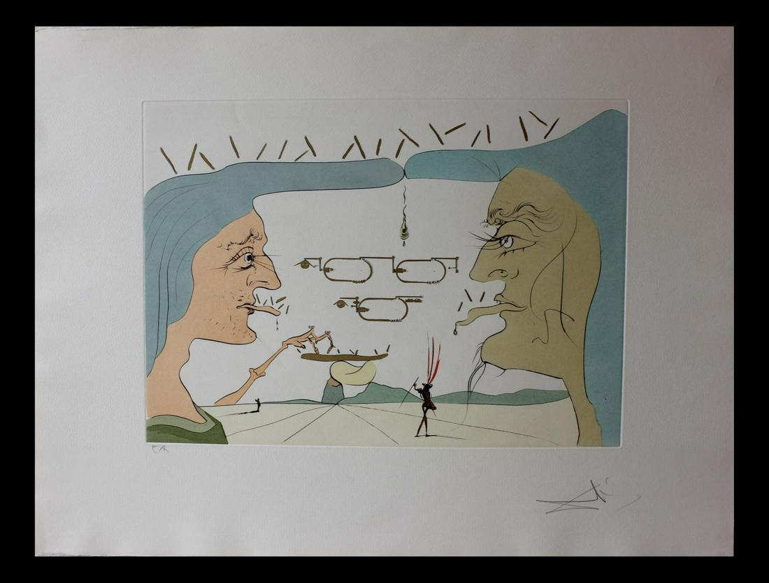 Salvador Dali- Original Engravings with color by (1 of 4)