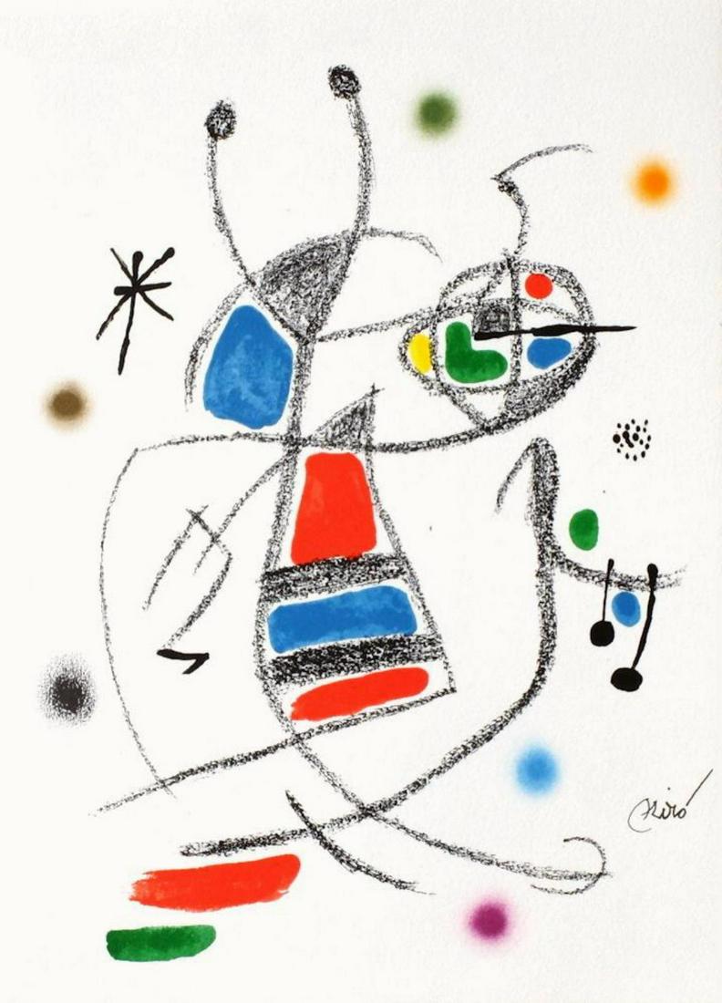 Joan Miro- Lithograph "Maravillas con variaciones (1 of 1)
