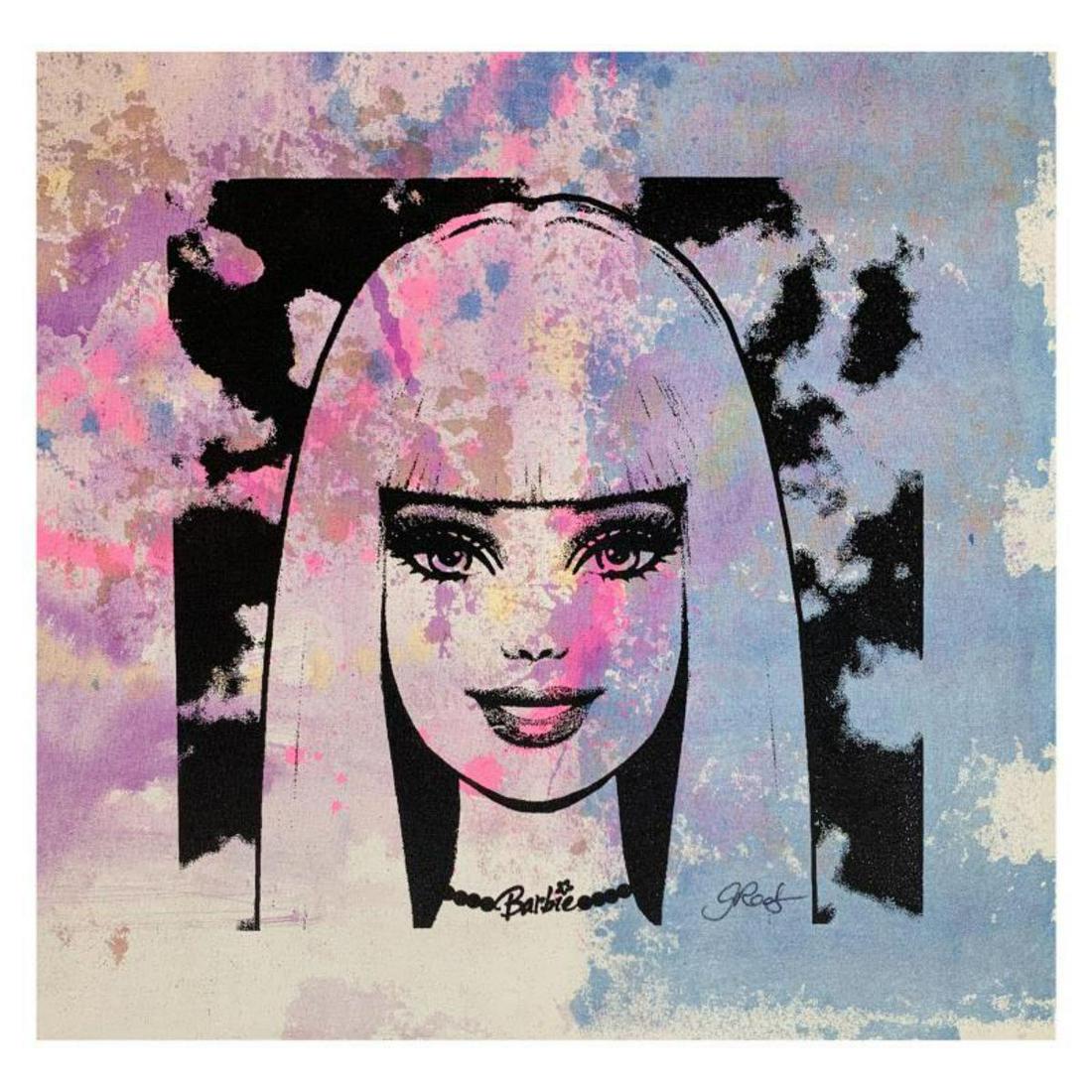 Gail Rodgers, "Barbie" Hand Signed Original Hand Pulled (1 of 2)
