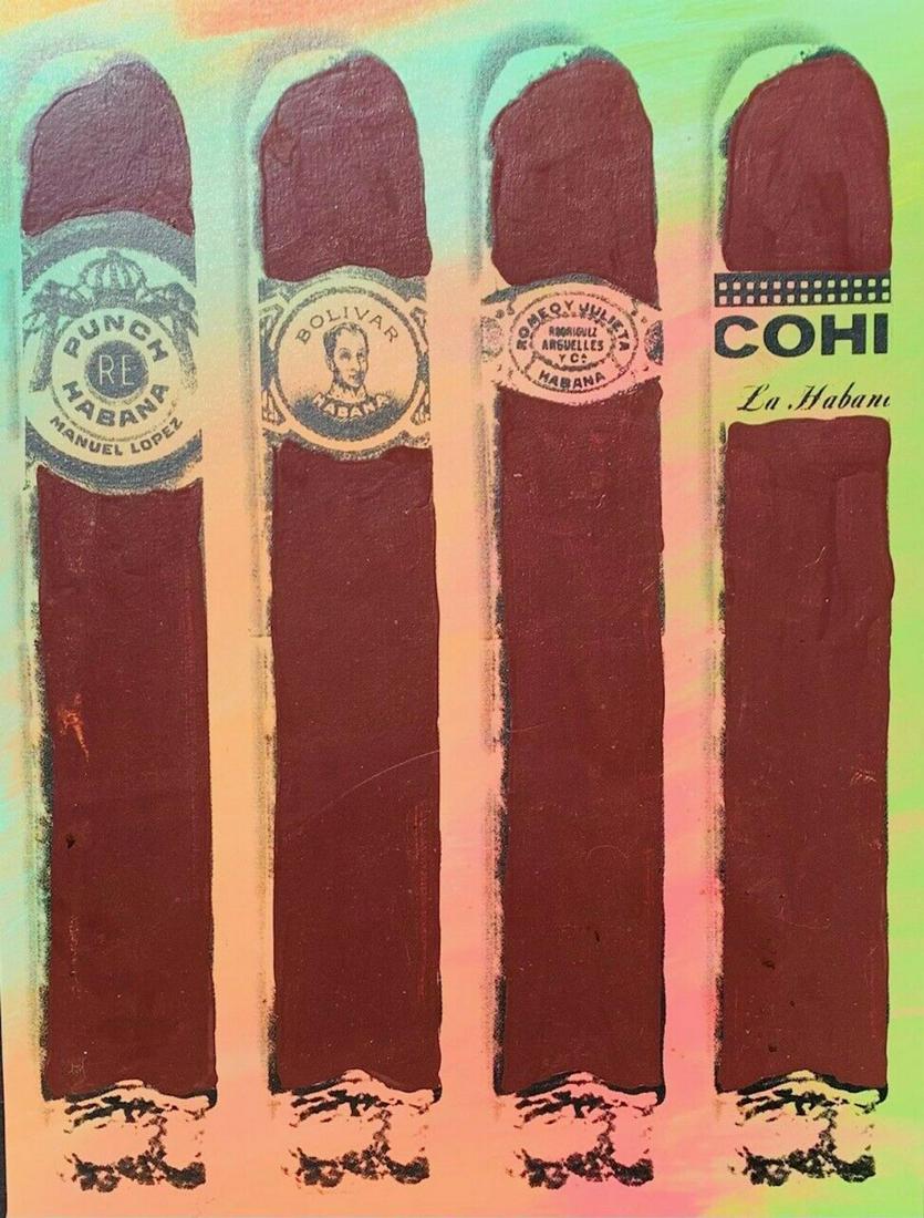 STEVE KAUFMAN ORIGINAL HAND EMBELLISHED SERIGRAPH ON (1 of 1)