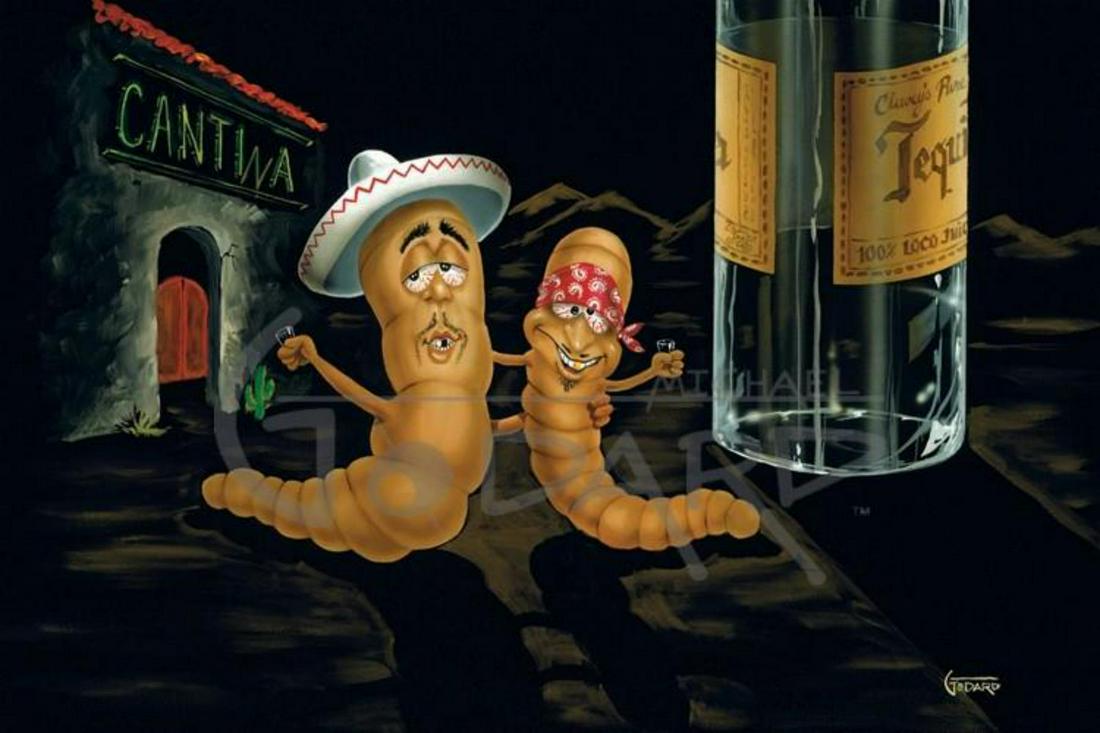 Michael Godard Giclee on Canvas "LAST CALL HECTOR & (1 of 1)