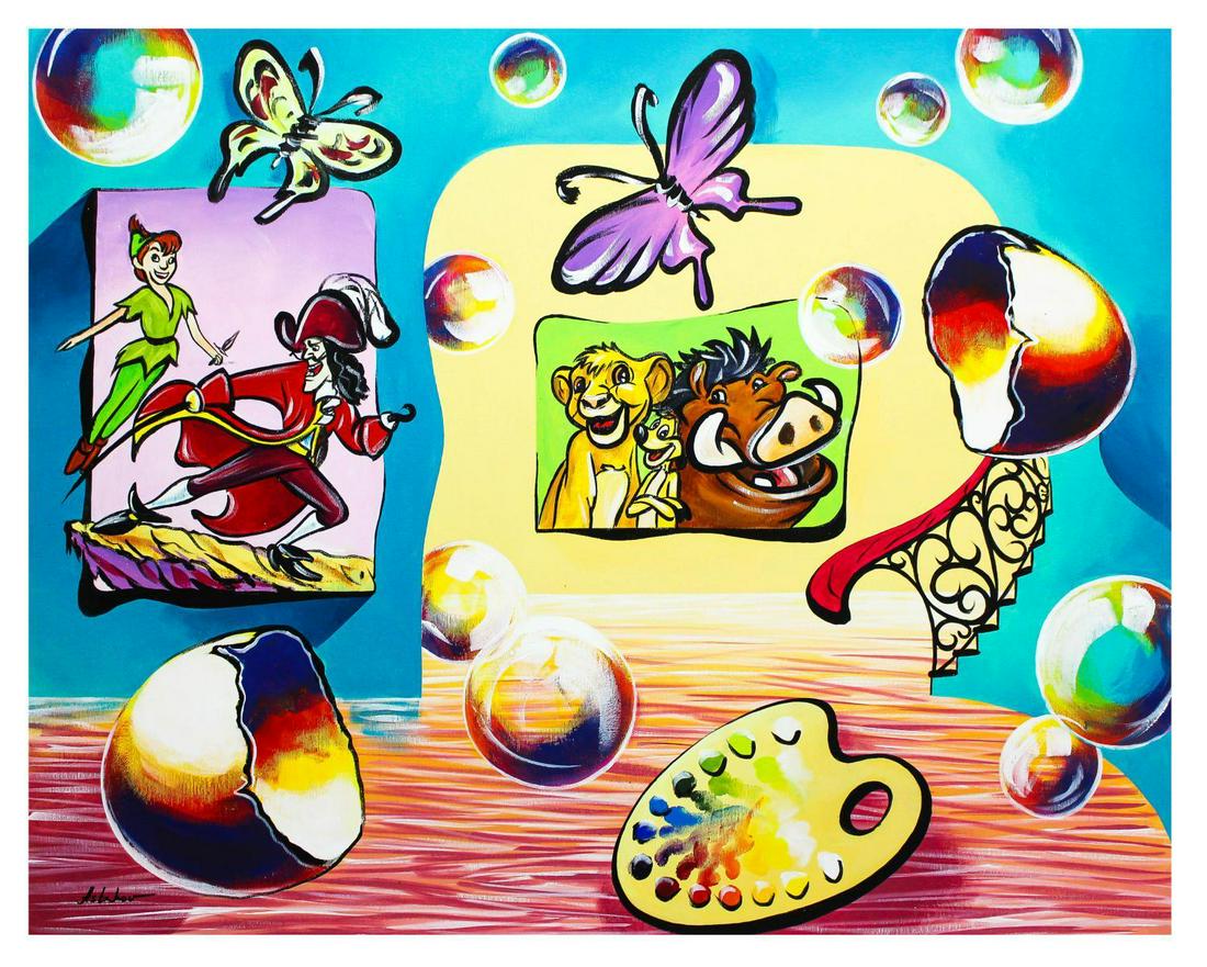 Alexander Astahov- Original Oil on Canvas "A Room Full (1 of 2)