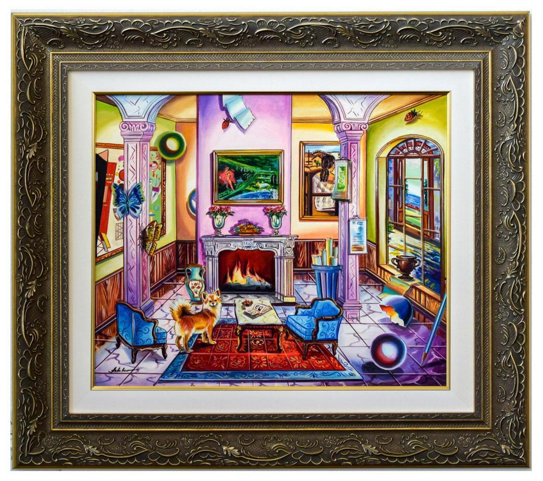 Alexander Astahov- Original Oil on Canvas "Winter Is (1 of 3)