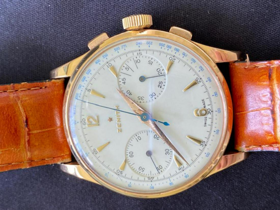 Vintage Mens Zenith watch with Leather Band (1 of 4)