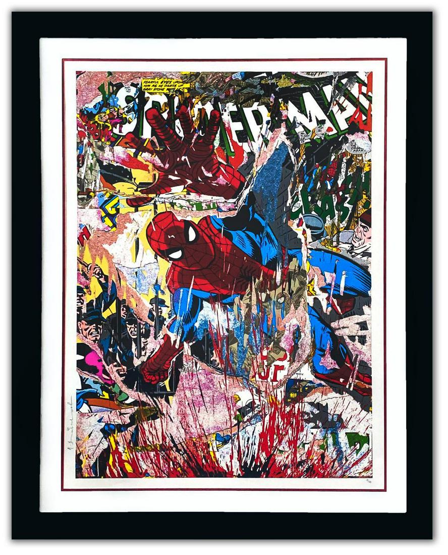 Mr. Brainwash- Silkscreen Serigraph "Spider-Man" (1 of 5)