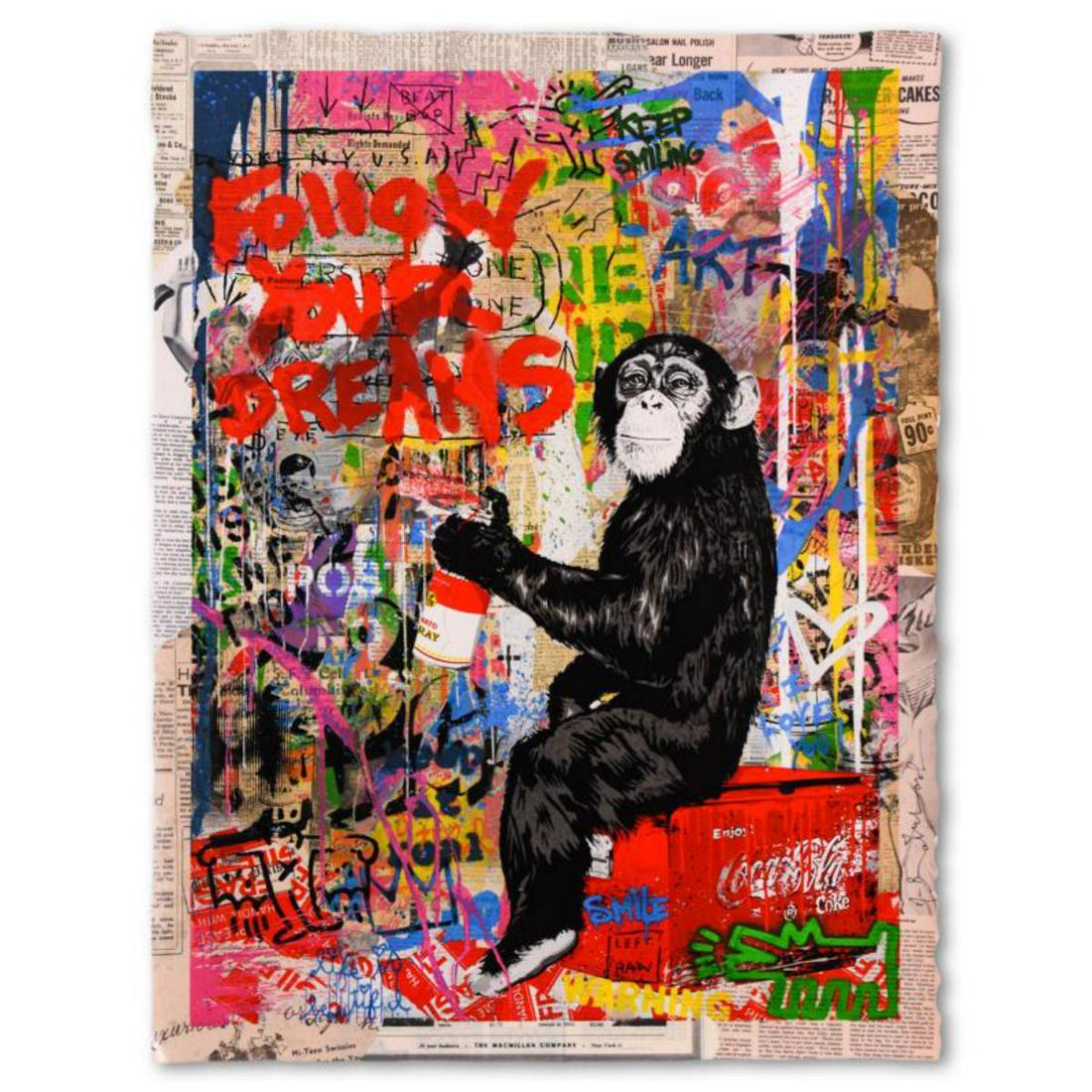 Mr. Brainwash- Original One-of-a-Kind Mixed Media on (1 of 4)