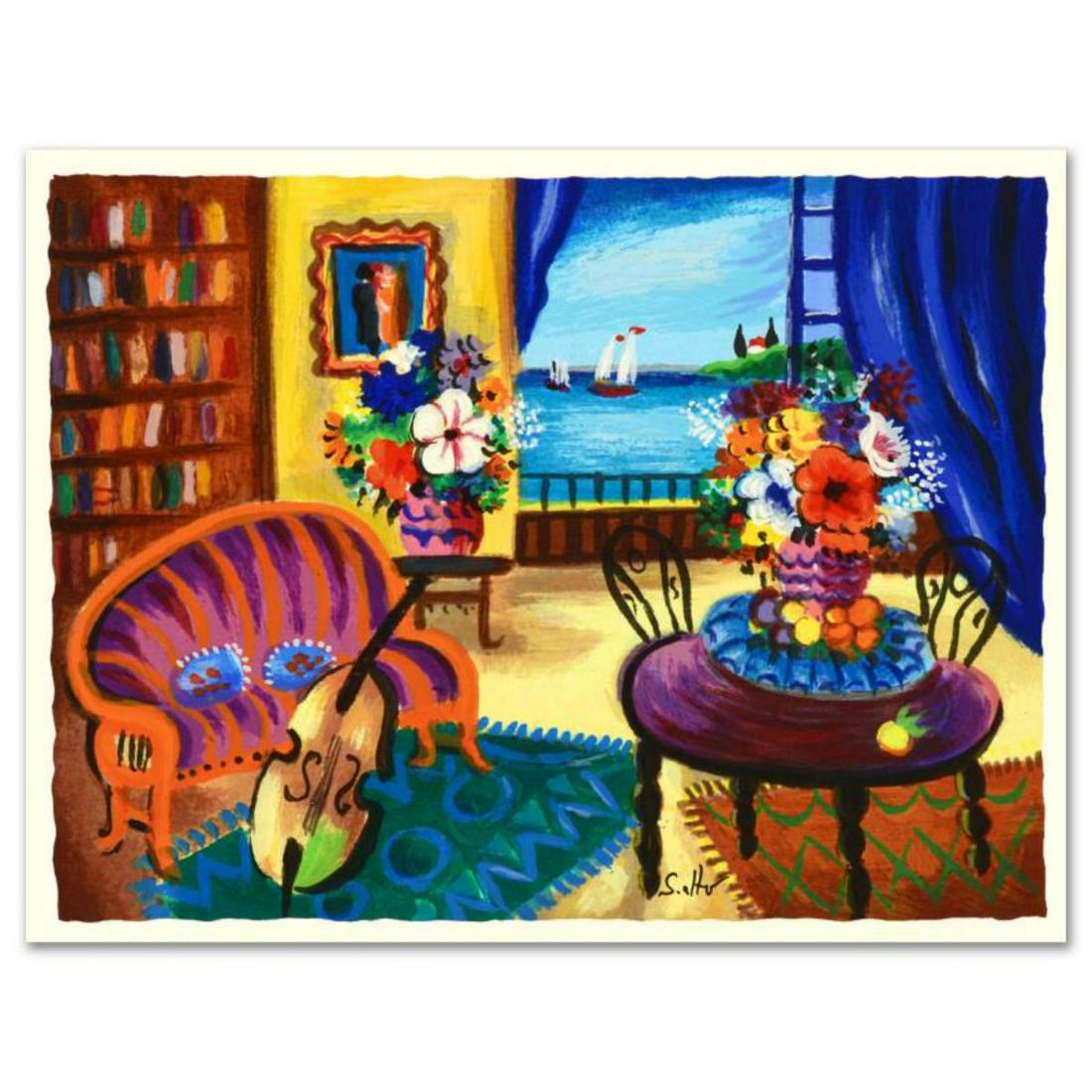 Shlomo Alter, "Cello" Limited Edition Serigraph, (1 of 2)