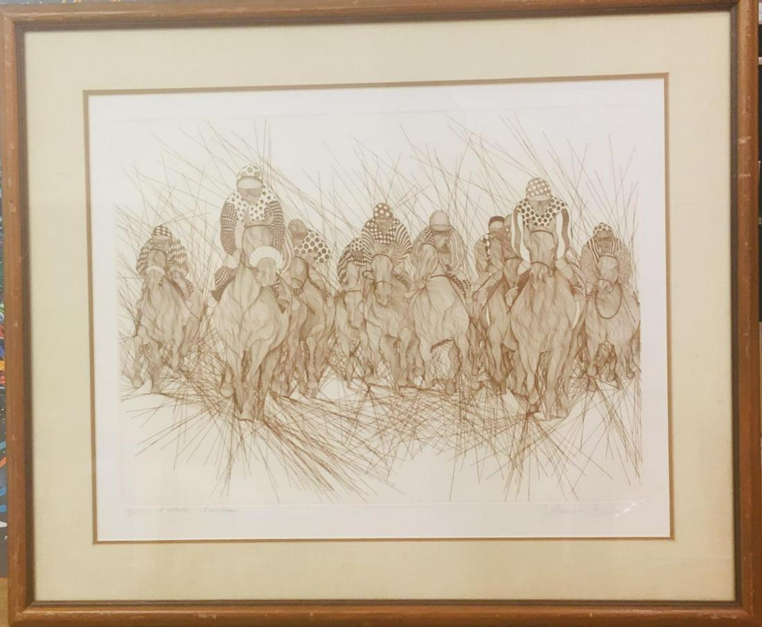 Guillaume Azoulay "Last Furlong" Vintage hand signed (1 of 1)