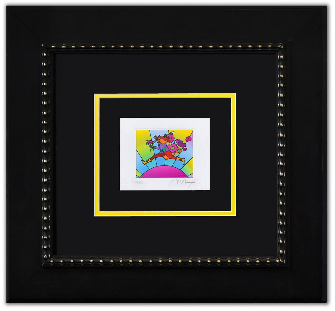 Peter Max- Original Lithograph "Flower Jumper over (1 of 2)