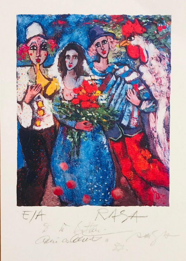 Raya sorkine Hand signed and Numbered Lithograph (1 of 1)