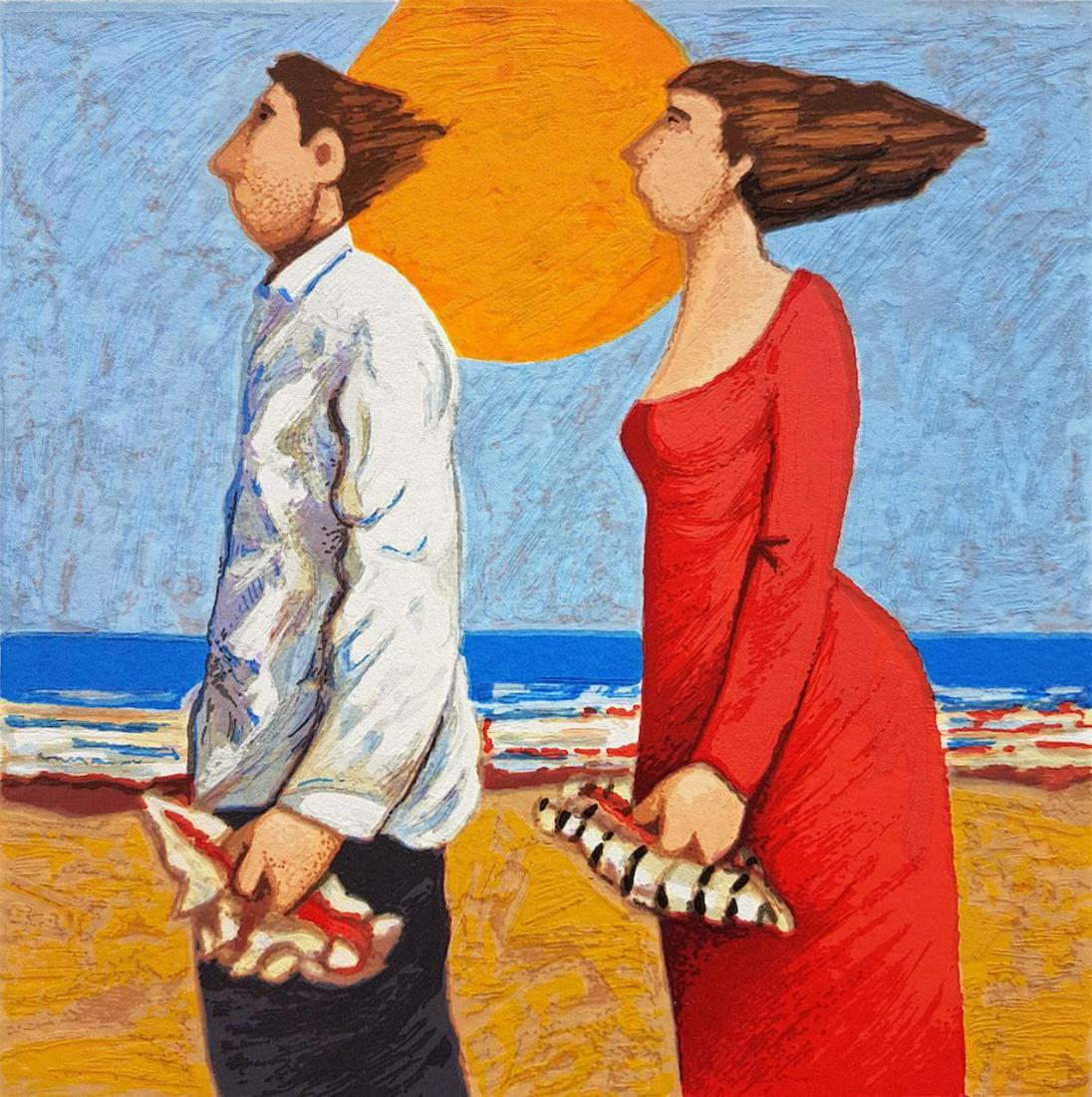 Giampaolo Talani "CERCATORI DI CONCHIGLIE" Original (1 of 1)