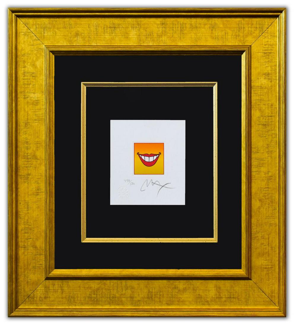 Peter Max- Original Lithograph "Smile (Mini)" (1 of 2)