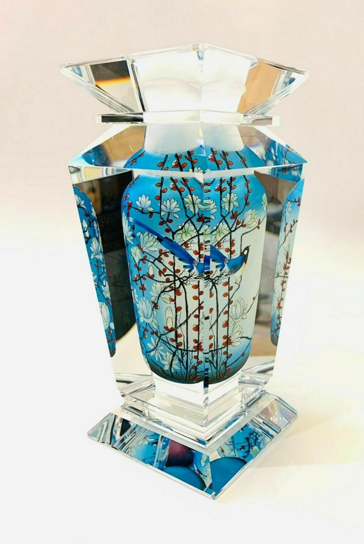 JACARTE ORIGINAL HAND PAINTED GLASS SCULPTURE WITH BOX (1 of 5)