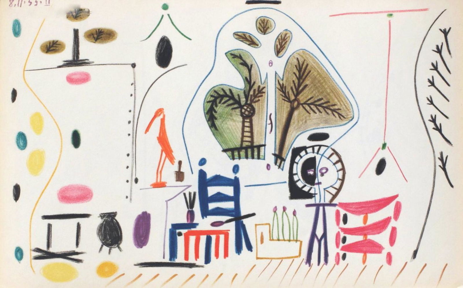 Pablo Picasso- Lithograph "Carnet de Californie 28" (1 of 1)