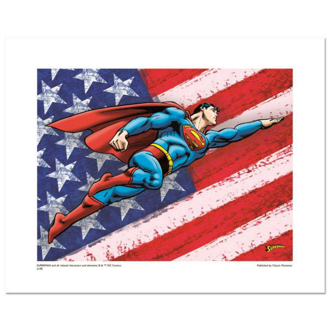 "Superman Patriotic" Numbered Limited Edition Giclee (1 of 2)