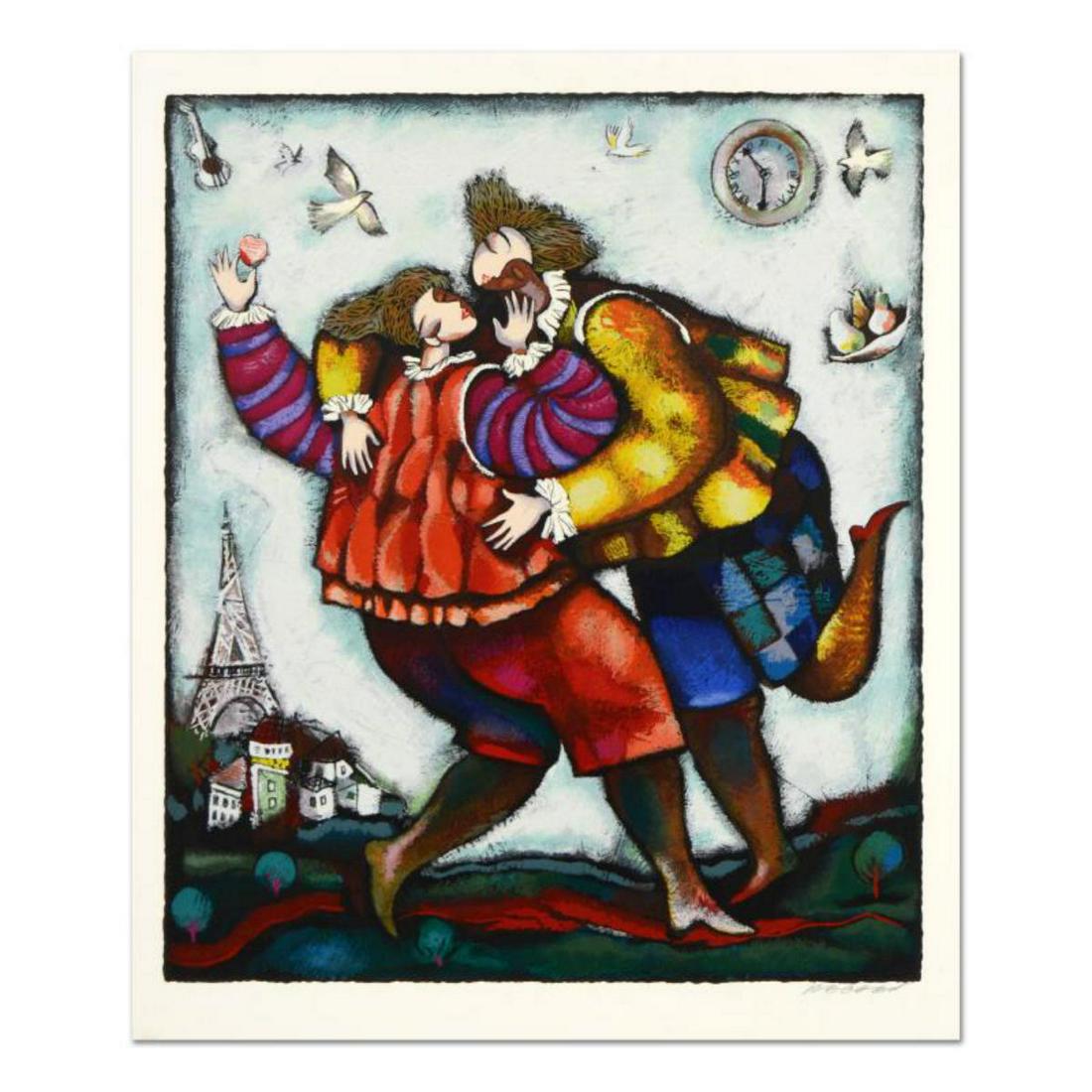 Michael Kachan, "The Kiss" Limited Edition Serigraph, (1 of 2)