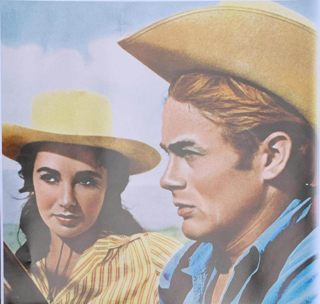 Photograph on paper "James Dean & Liz taylor" (1 of 1)