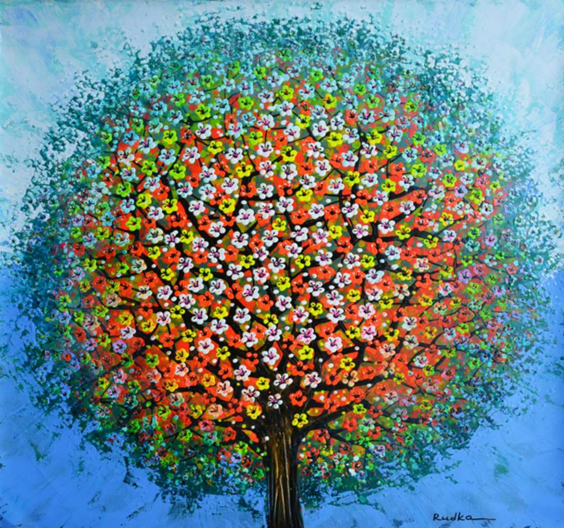 Rudka- Acrylic on Canvas "Untitled" (1 of 2)