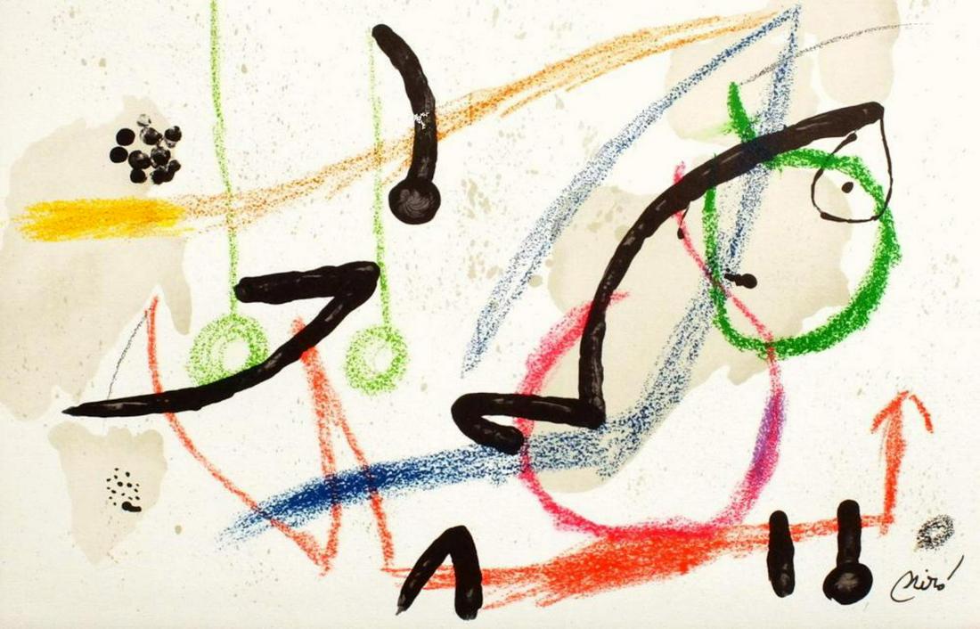 Joan Miro- Lithograph "Maravillas con variaciones (1 of 1)