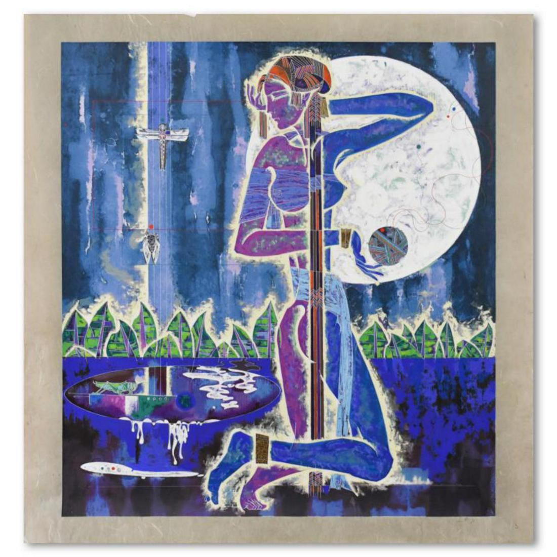 Lu Hong, "Splendor" Limited Edition Serigraph on Rice (1 of 2)