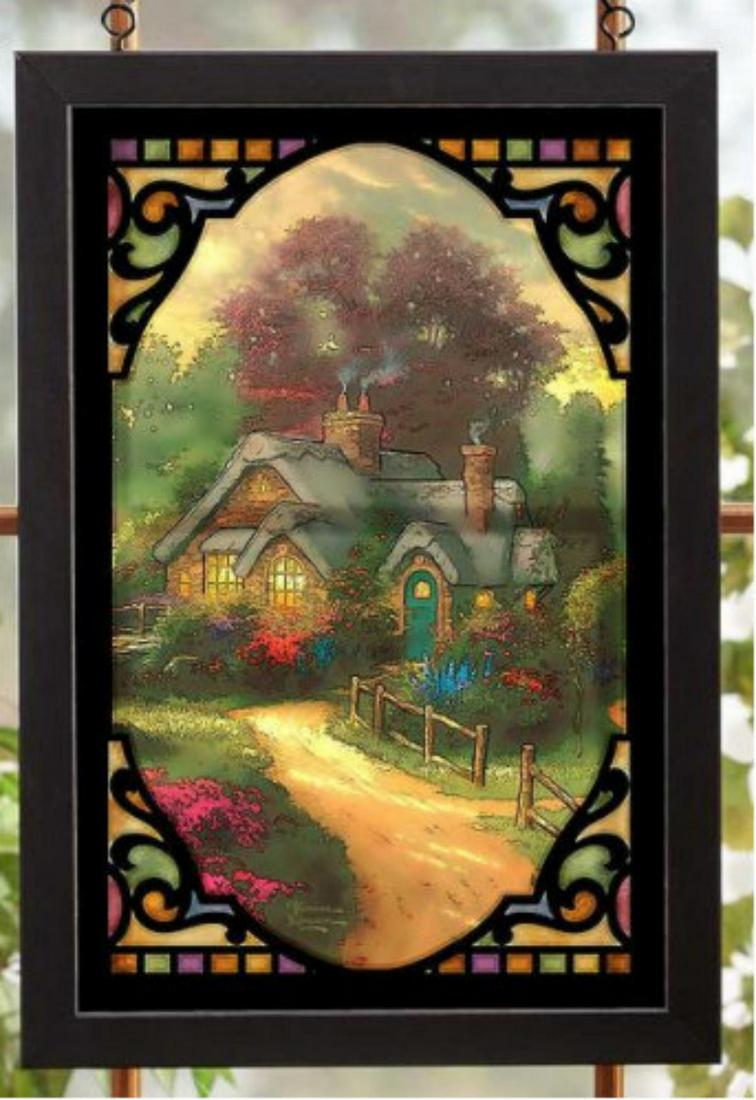 Thomas Kinkade Stained glass art (1 of 1)