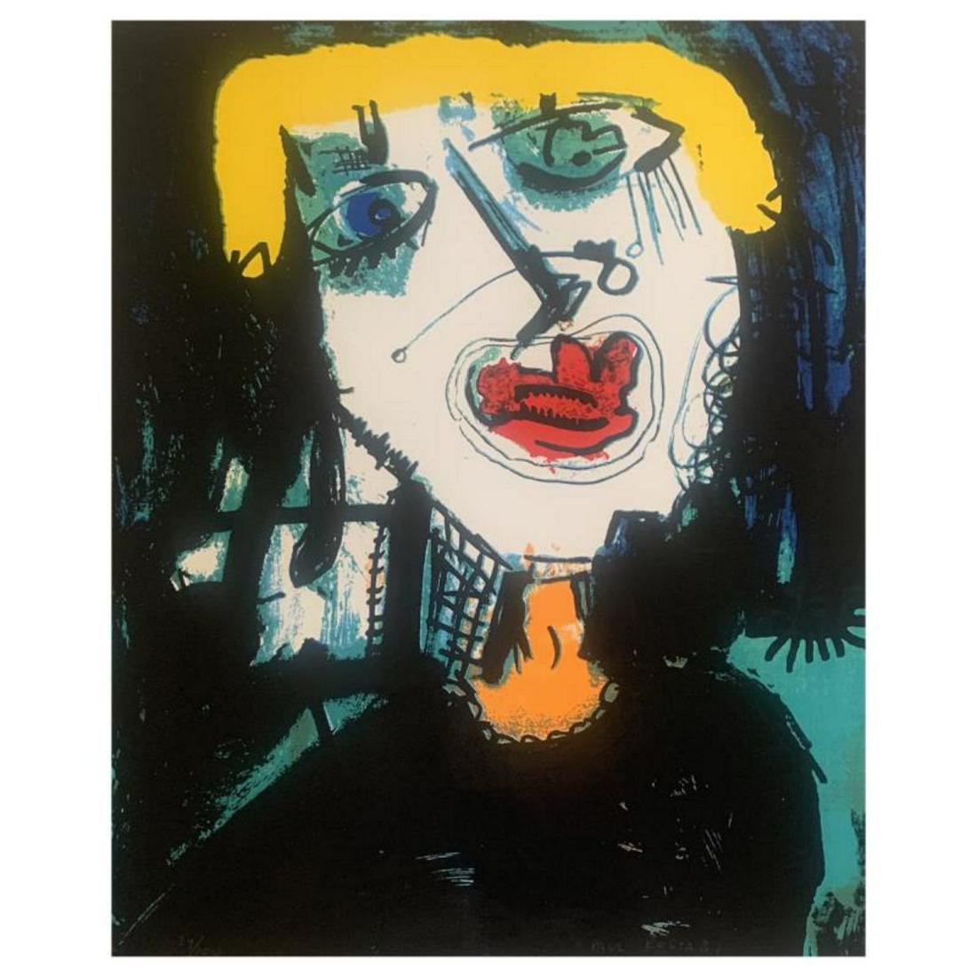 Paul Kostabi, "MGB 1963" Hand Signed Limited Edition (1 of 1)