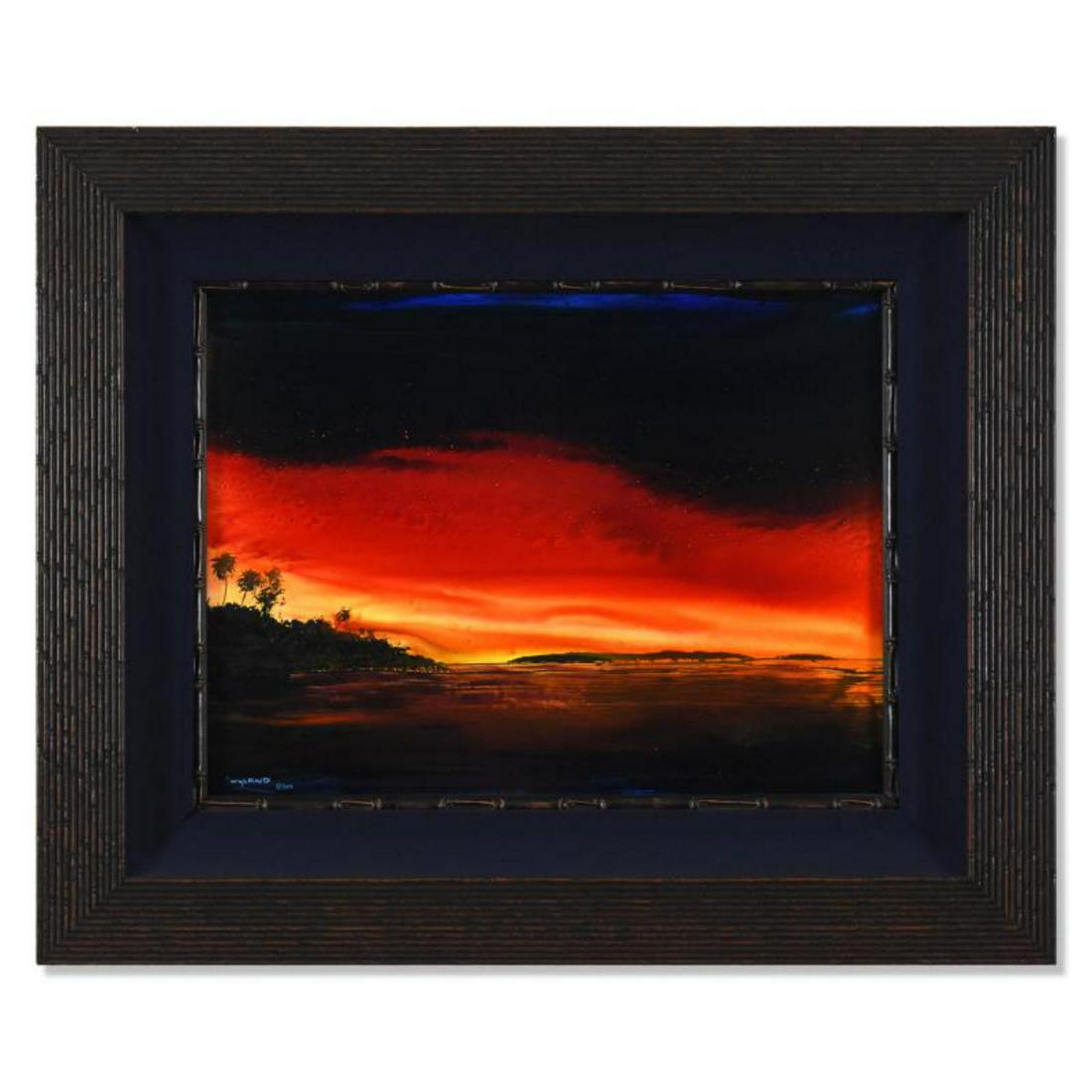 Wyland, "Keys Sunset IV" Framed Original Oil Painting (1 of 2)