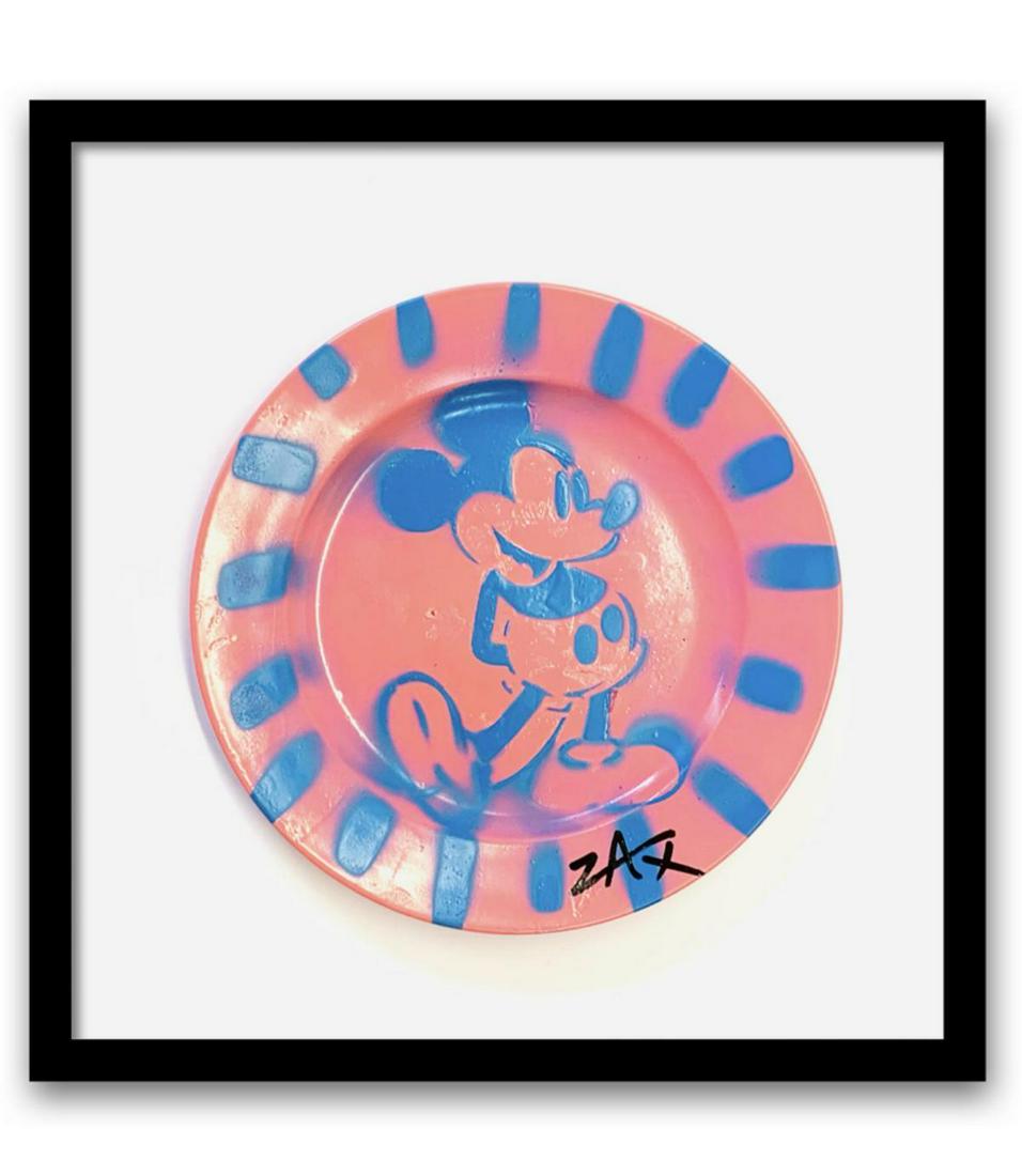 E.M. ZAX  Original one of a kind hand painted on (1 of 2)