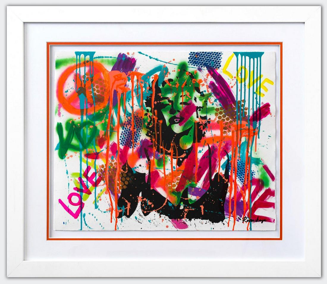 Nastya Rovenskaya- Original Mixed Media on Paper (1 of 2)