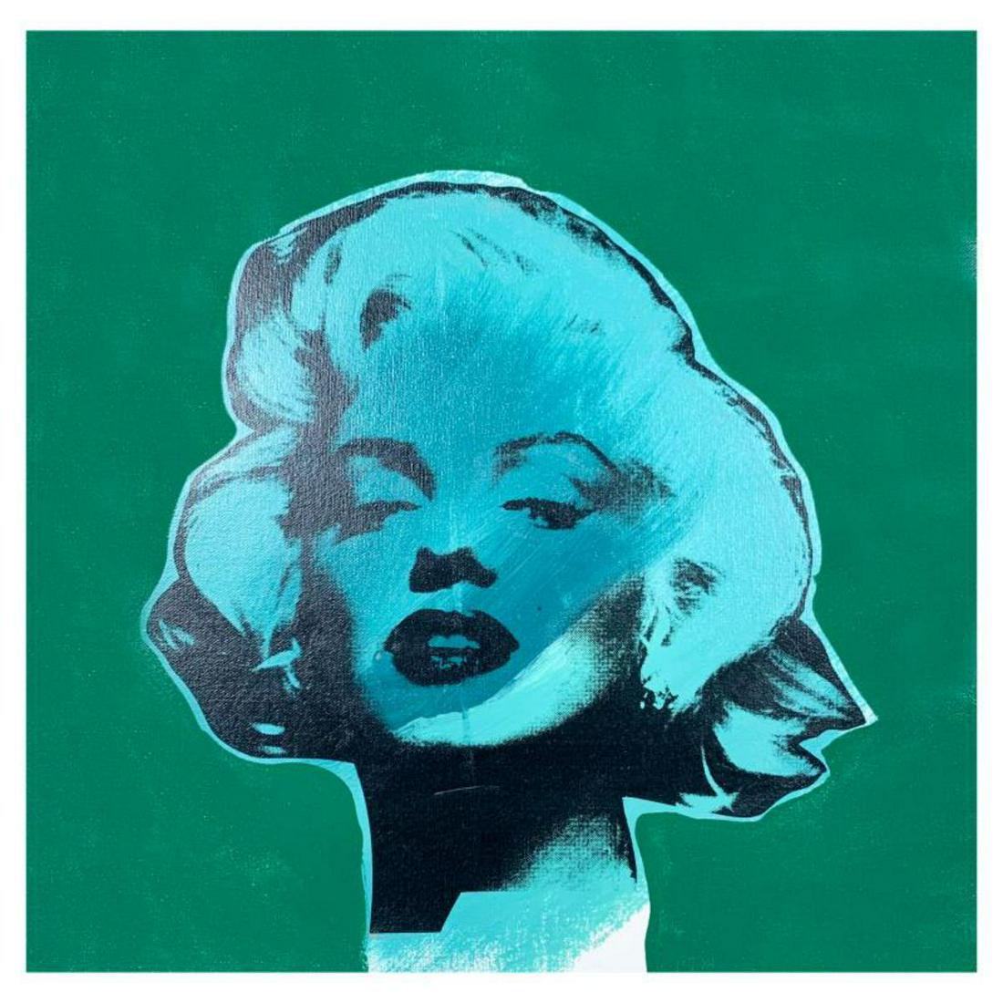 Steve Kaufman (1960-2010) "Marilyn Monroe" Hand Signed (1 of 2)