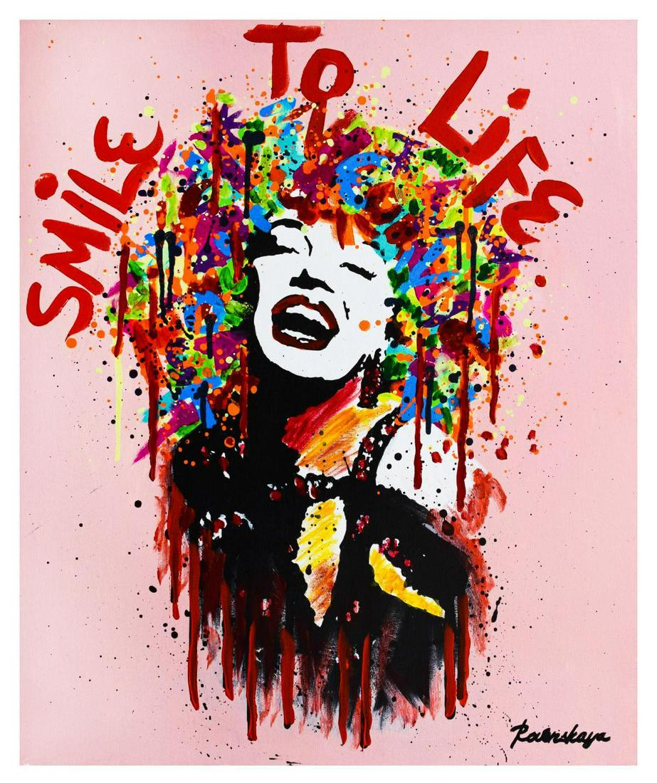 Nastya Rovenskaya- Mixed Media "Marilyn Monroe is (1 of 1)