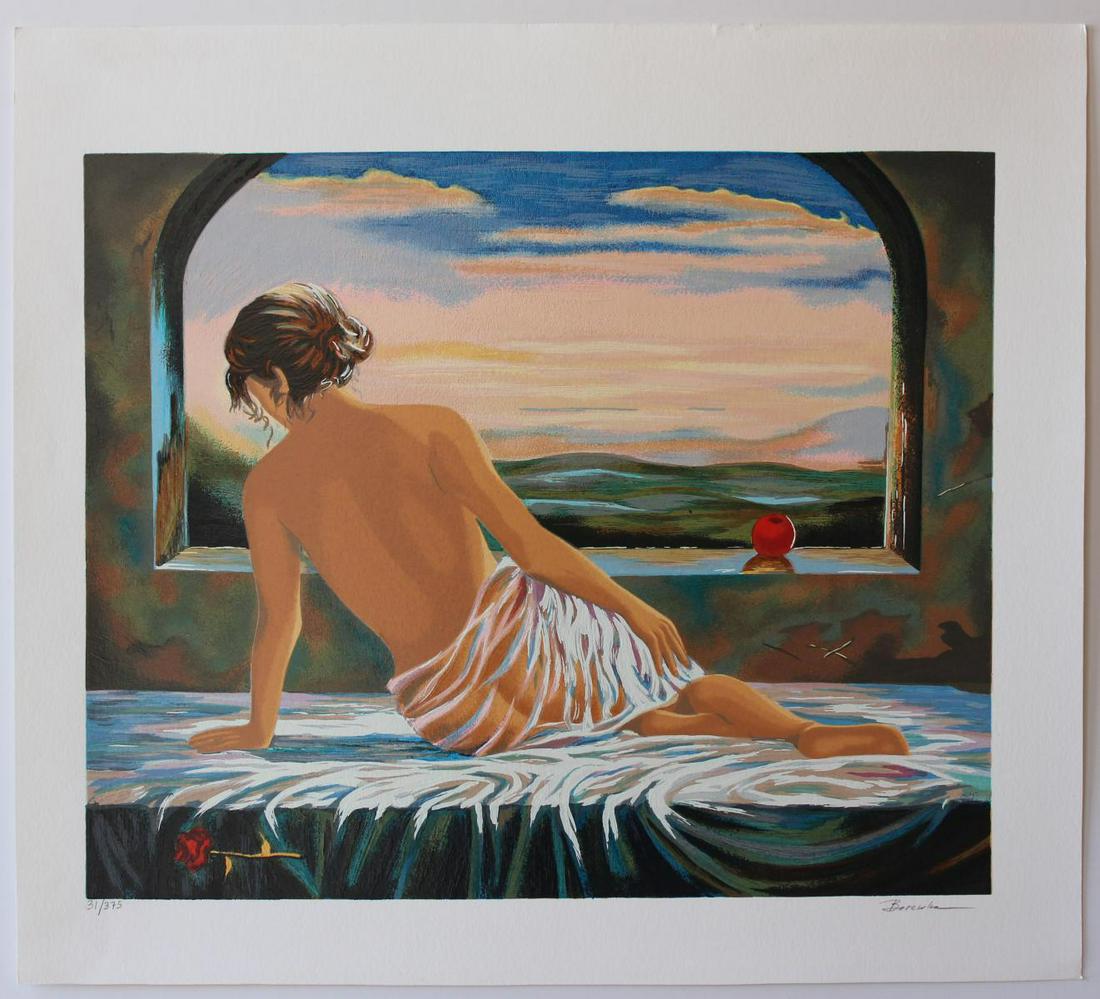 Alexander Borewko- Original Serigraph on Paper "Sweet (1 of 4)