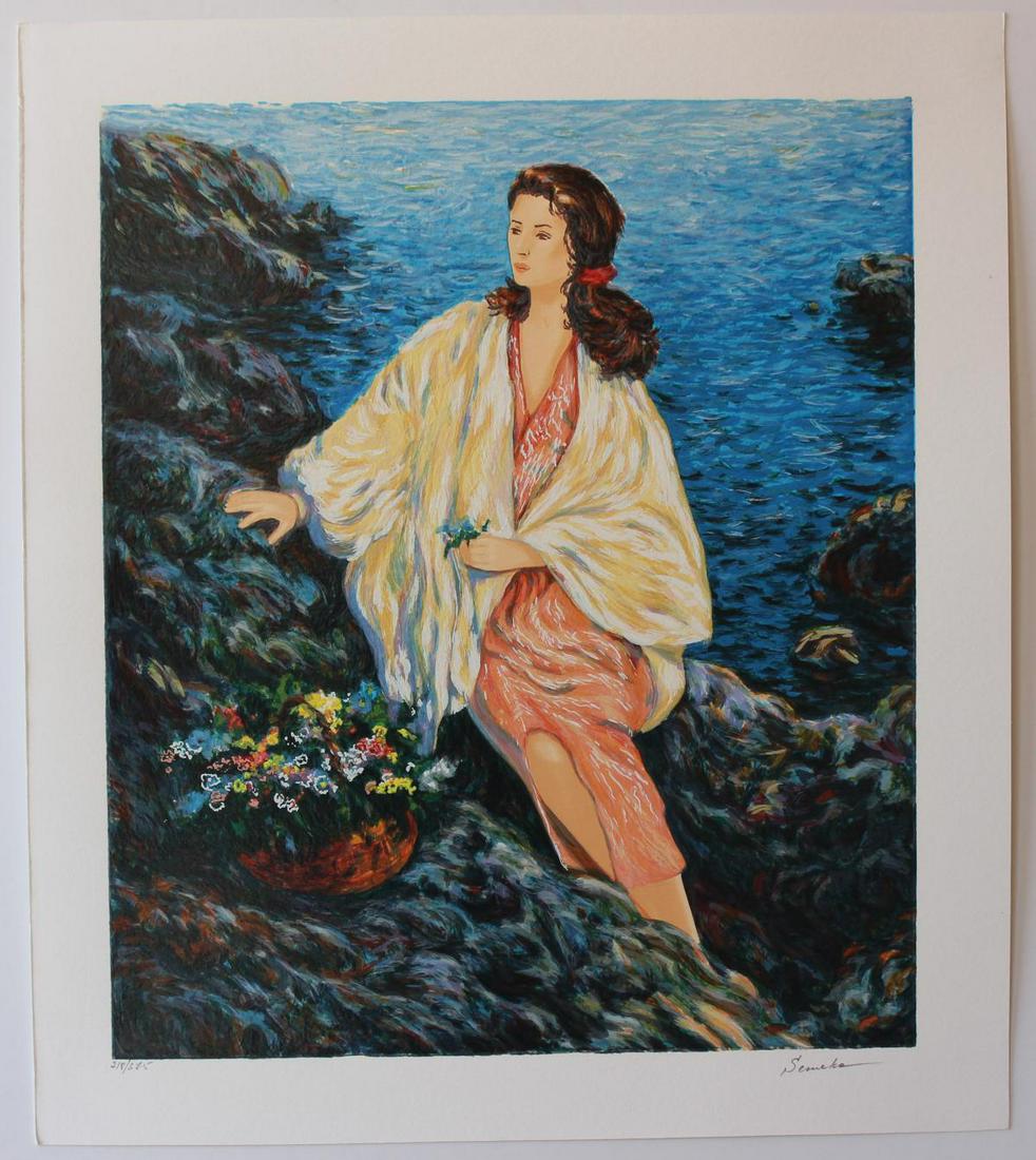 Igor Semeko- Original Serigraph on Paper "Beauty by the (1 of 4)