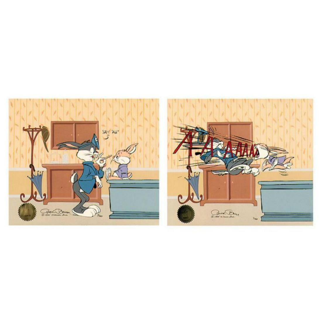 Chuck Jones "Bugs Doctor: Aahh.. (Diptych)" Hand (1 of 1)