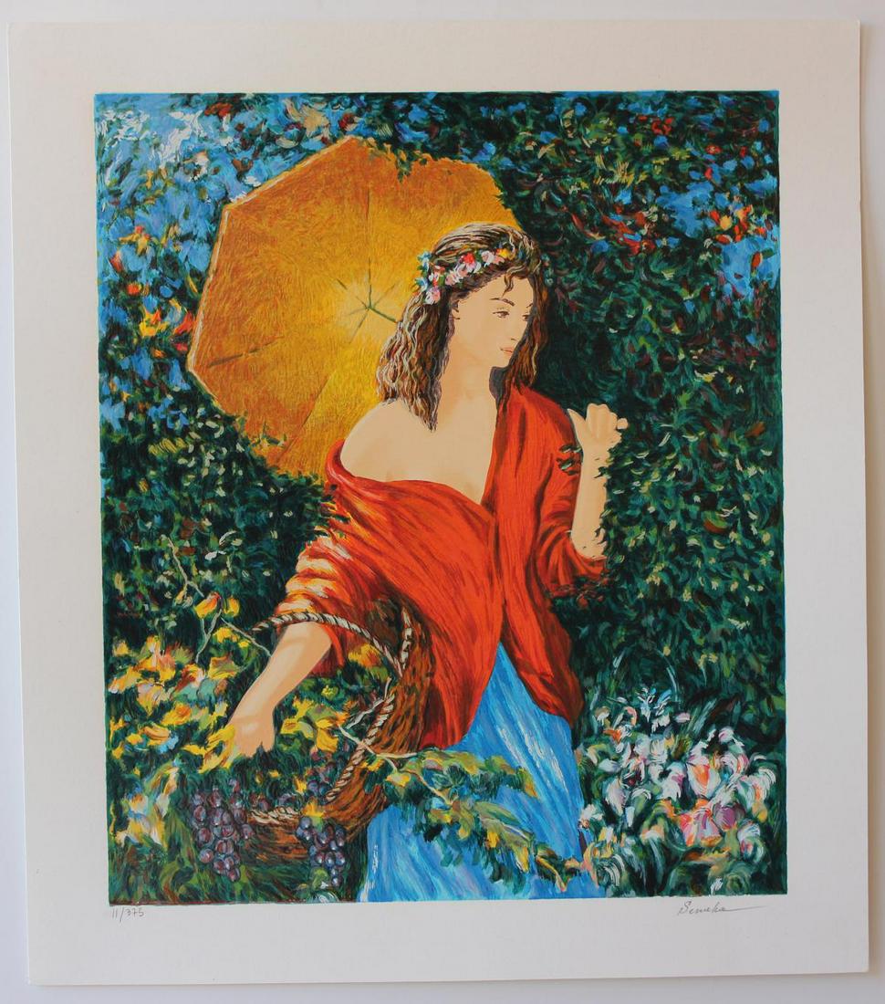 Igor Semeko- Original Serigraph on Paper "After the (1 of 4)