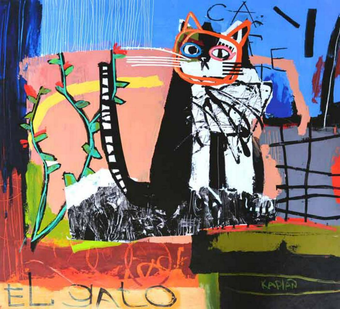 Kaplan- Giclee on Canvas "Kaplan Untitled-le-10" (1 of 2)