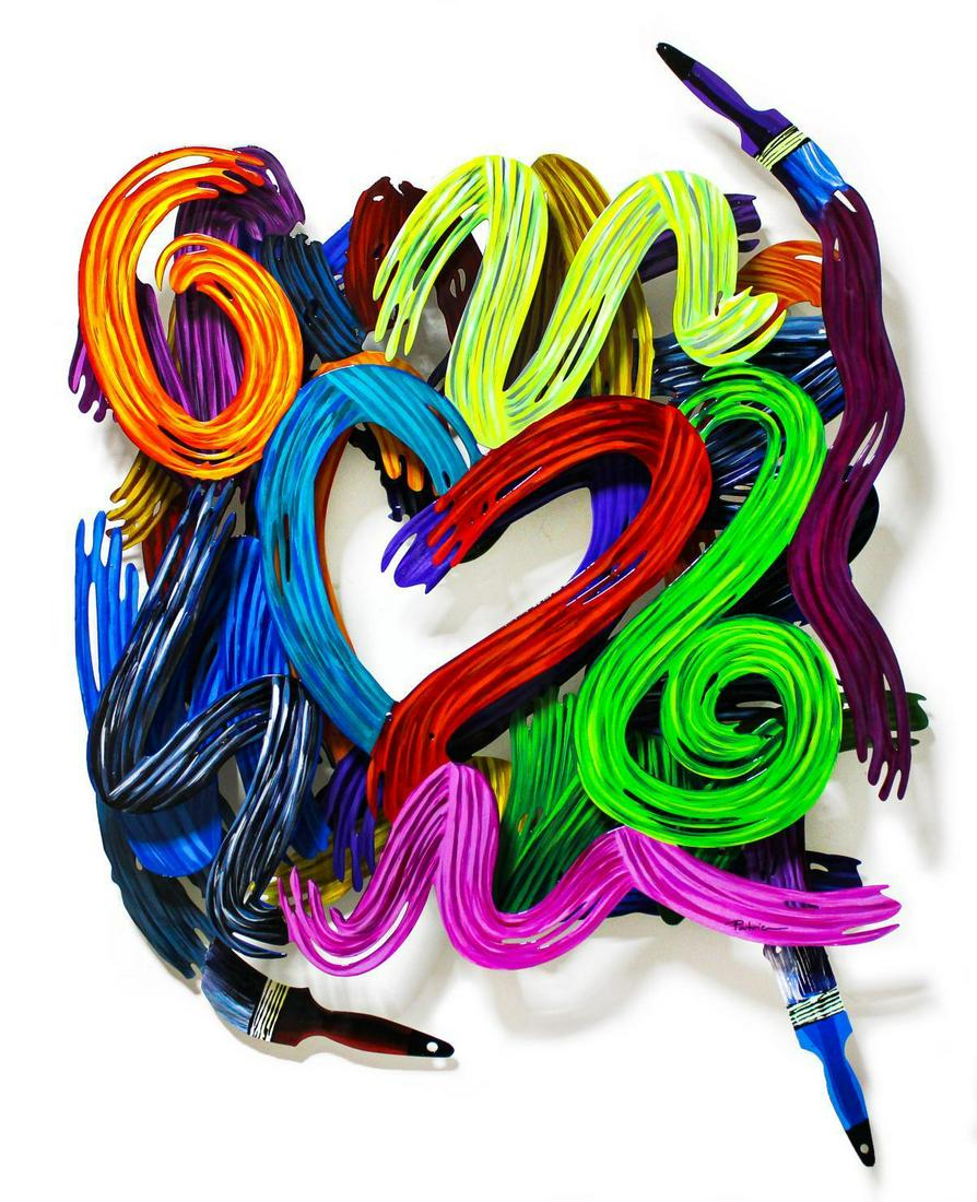 Patricia Govezensky- Original Painting on Cutout Steel (1 of 6)