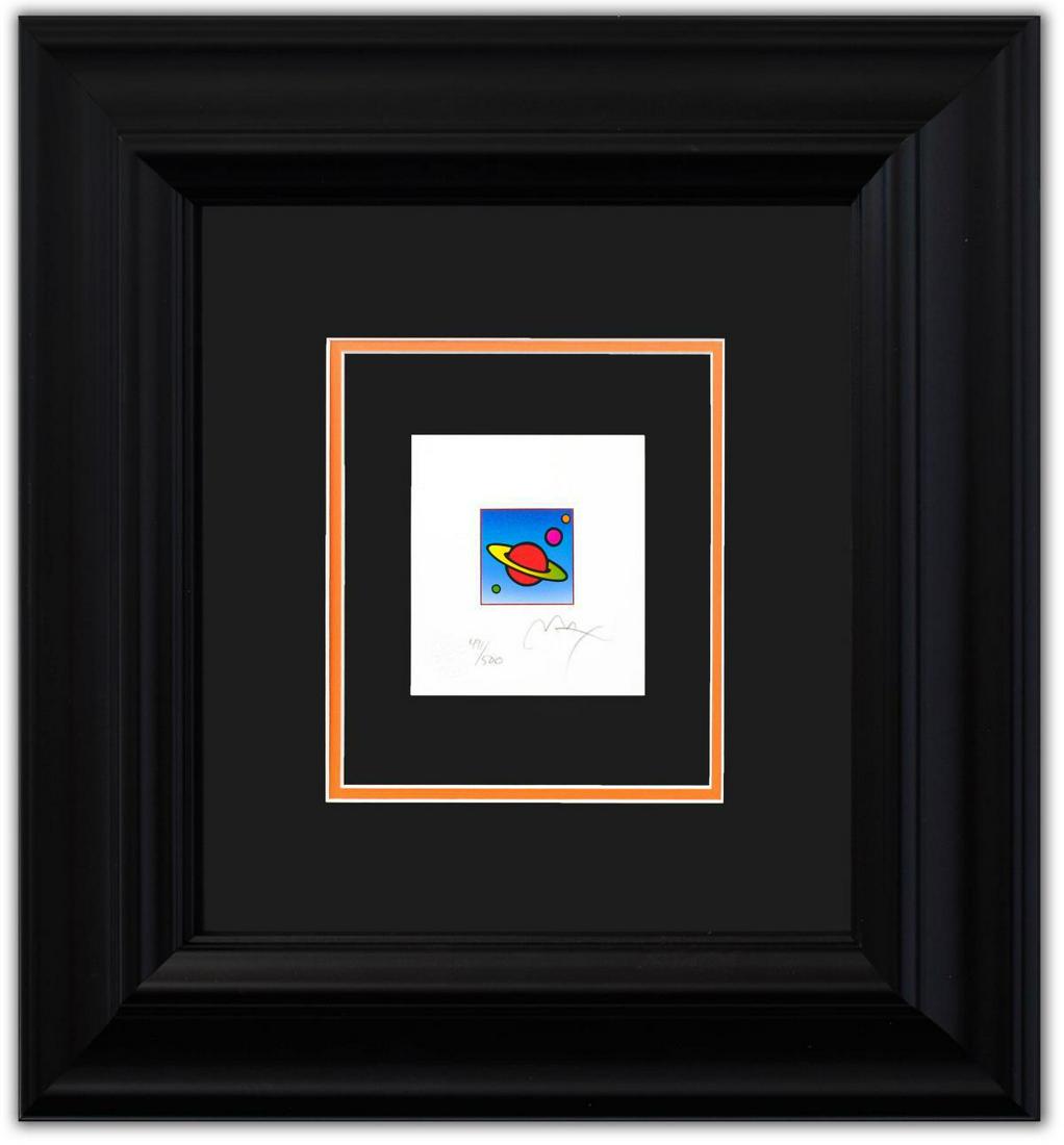 Peter Max- Original Lithograph "COSMIC SATURN II (1 of 4)