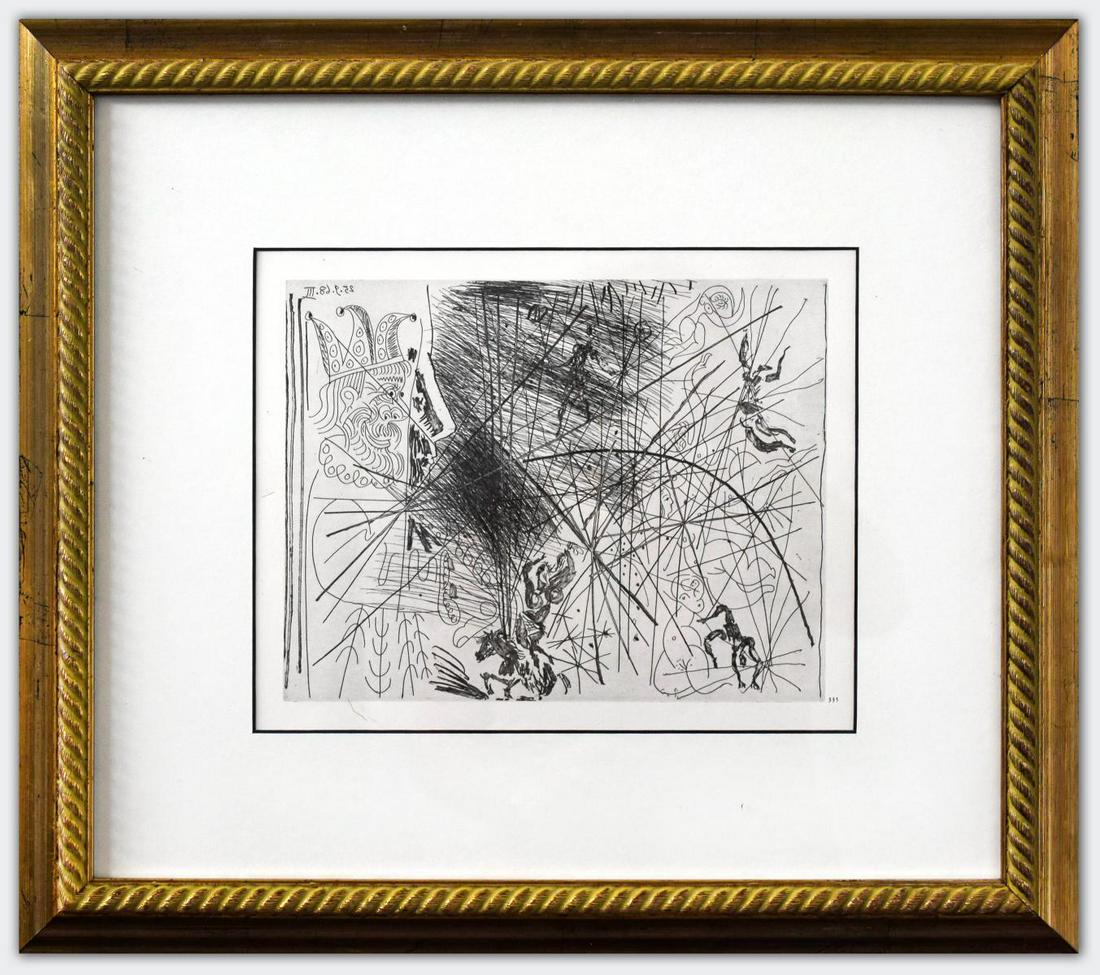 Pablo Picasso- Offset Lithograph "From The 347 Series" (1 of 3)