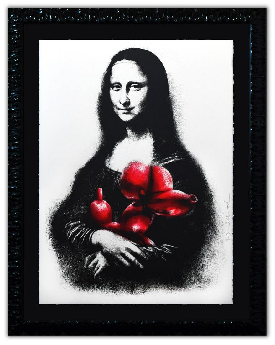 Mr. Brainwash- Silkscreen Serigraph "Rescue (Red)" (1 of 3)