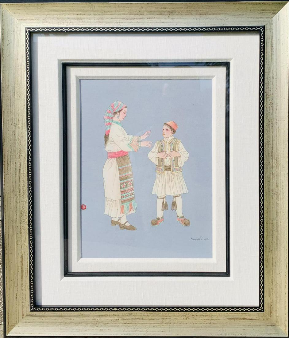 Alexander Chen Original Watercolor on paper (1 of 3)