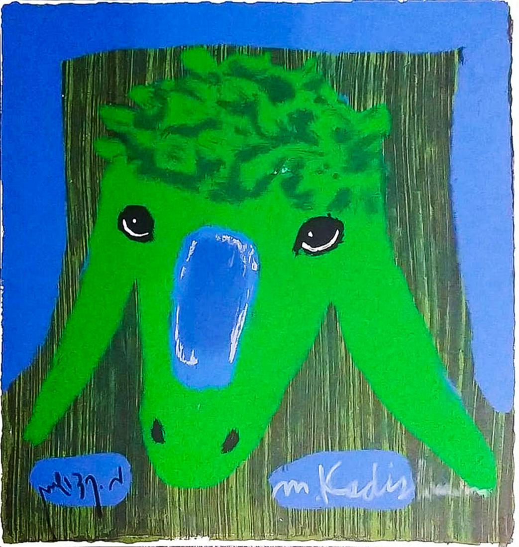 Menashe Kadishman- Original Serigraph "Untitled" (1 of 1)